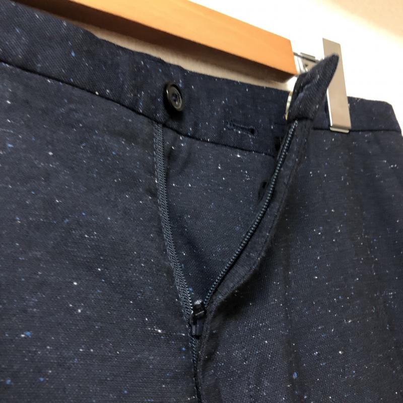 ホープ HOPE パンツ スラックス クロップドパンツ 36 無地 黒 / ブラック / X 白 / ホワイト / レディース USED 古着 中古 10011253