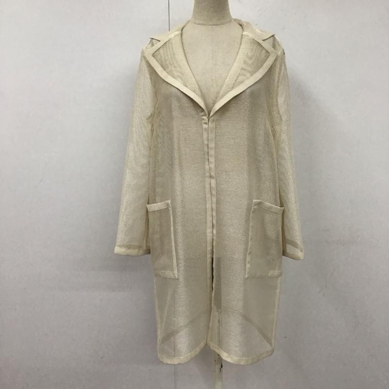 ピエール カルダン pierre cardin ジャケット、上着 ジャケット、ブレザー カジュアルジャケット カラージャケット ポケットジャケット アウター 38 無地 白 / ホワイト / レディース USED 古着 中古 10122448