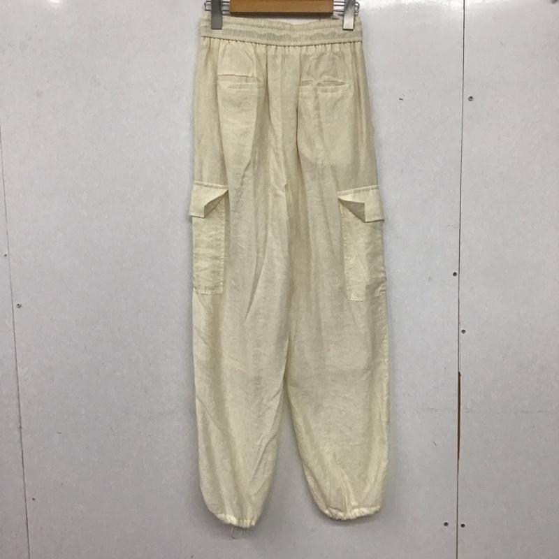 ローリーズファーム LOWRYS FARM パンツ ワークパンツ、ペインターパンツ FREE 無地 白 / ホワイト / レディース USED 古着 中古 10138128