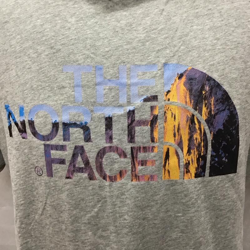 ザノースフェイス THE NORTH FACE Tシャツ 半袖 NT31831A 半袖カットソー Tシャツ プリントTシャツ XL プリント 灰 / グレー / メンズ USED 古着 中古 10117513