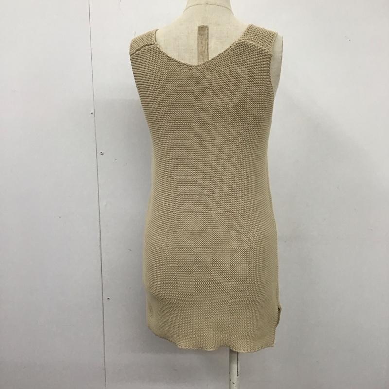 ニコアンド niko and... ベスト ベスト S202WE01AD M 無地 ベージュ / ベージュ / レディース USED 古着 中古 10106692