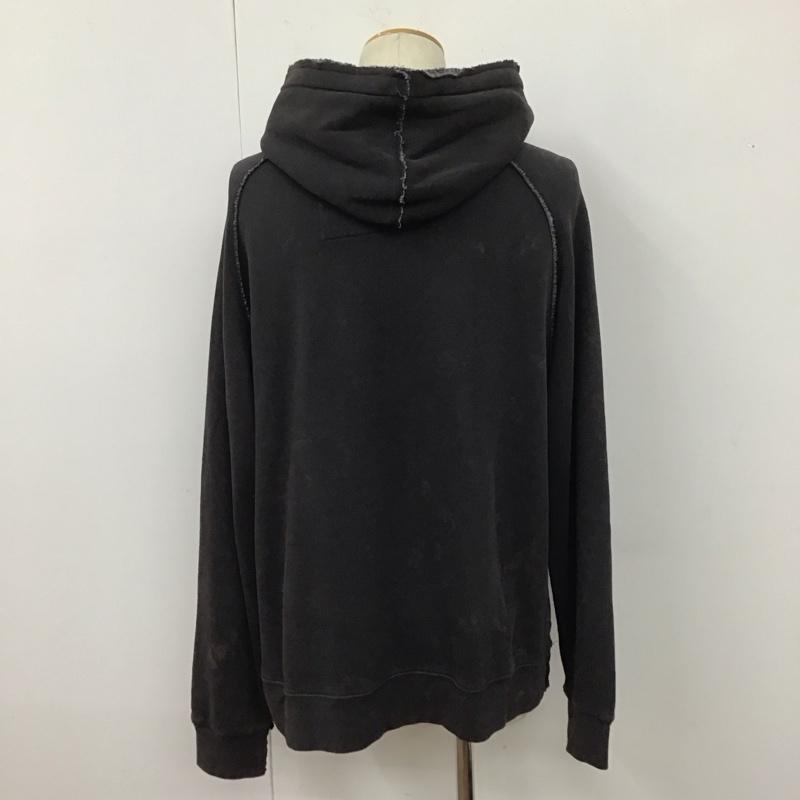 ポロジーンズカンパニー POLOJEANSCO. パーカー 長袖 長袖パーカー フード付きパーカー プリントスウェット トレーナー L 無地 黒 / ブラック / メンズ USED 古着 中古 10109820