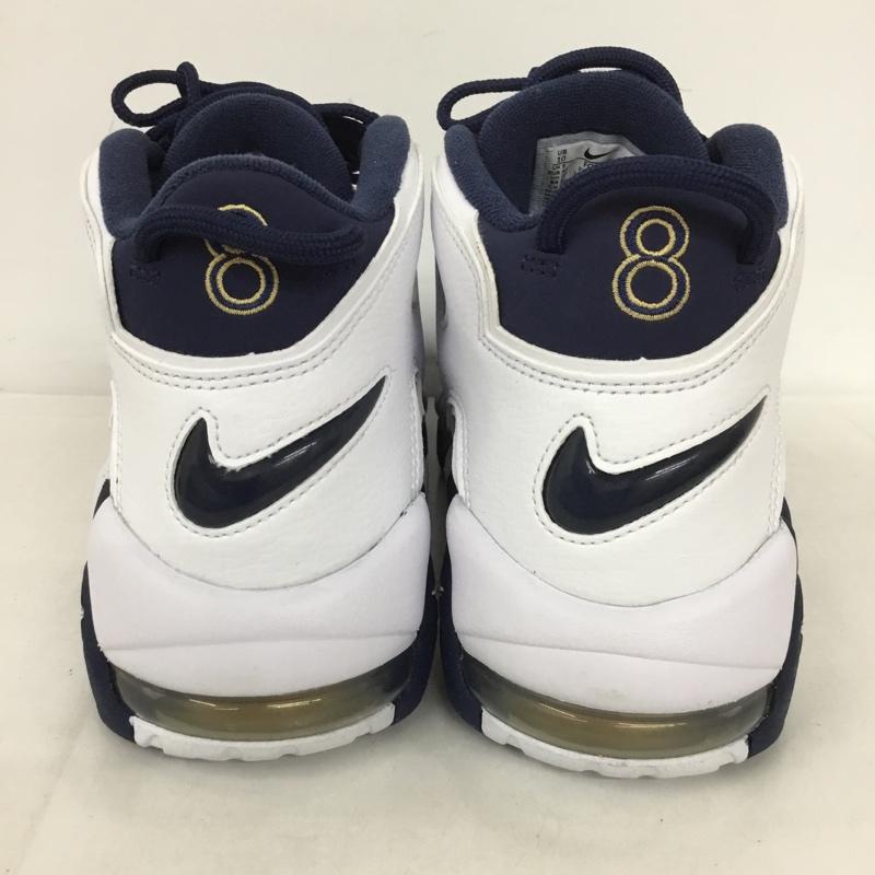 ナイキ NIKE スニーカー スニーカー FQ8182-100 AIR MORE UPTEMPO 96 28cm 箱有 28.0cm ロゴ、文字 白 / ホワイト / X 紺 / ネイビー / メンズ USED 古着 中古 10129908