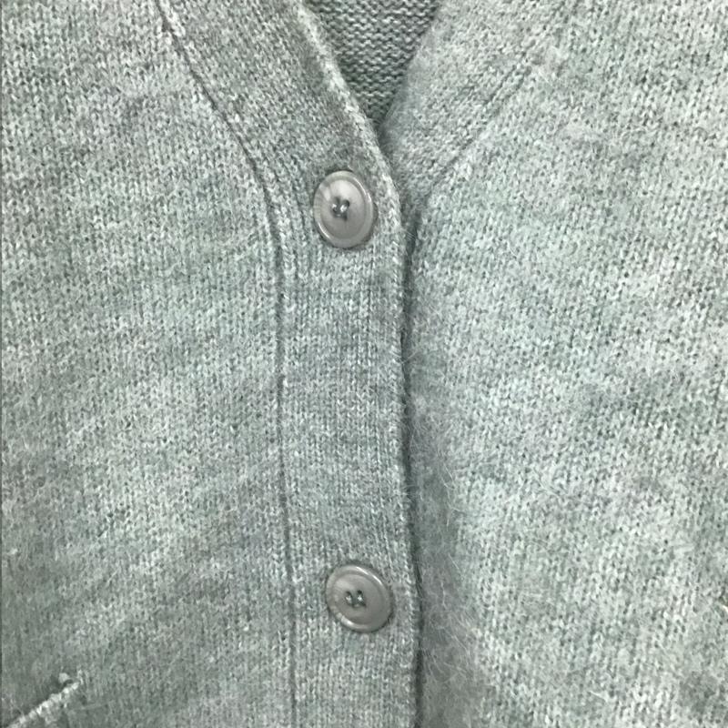 グローバルワーク GLOBAL WORK カーディガン 長袖 L 無地 薄緑 / ライトグリーン / レディース USED 古着 中古 10131687