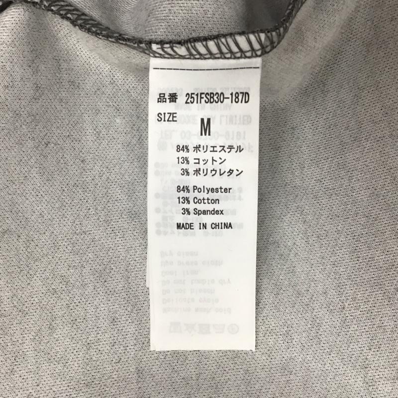 アズールバイマウジー AZUL BY MOUSSY カーディガン 長袖 長袖カーディガン 長袖カットソー ノーカラージャケット 前開カーディガン M 無地 灰 / グレー / メンズ USED 古着 中古 10113236