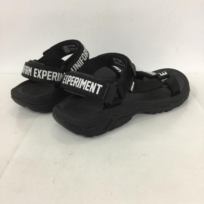 テバ Teva サンダル サンダル 1016721 uniform experiment スポーツサンダル スポサン 28cm 28.0cm ロゴ、文字 黒 / ブラック / メンズ USED 古着 中古 10133539