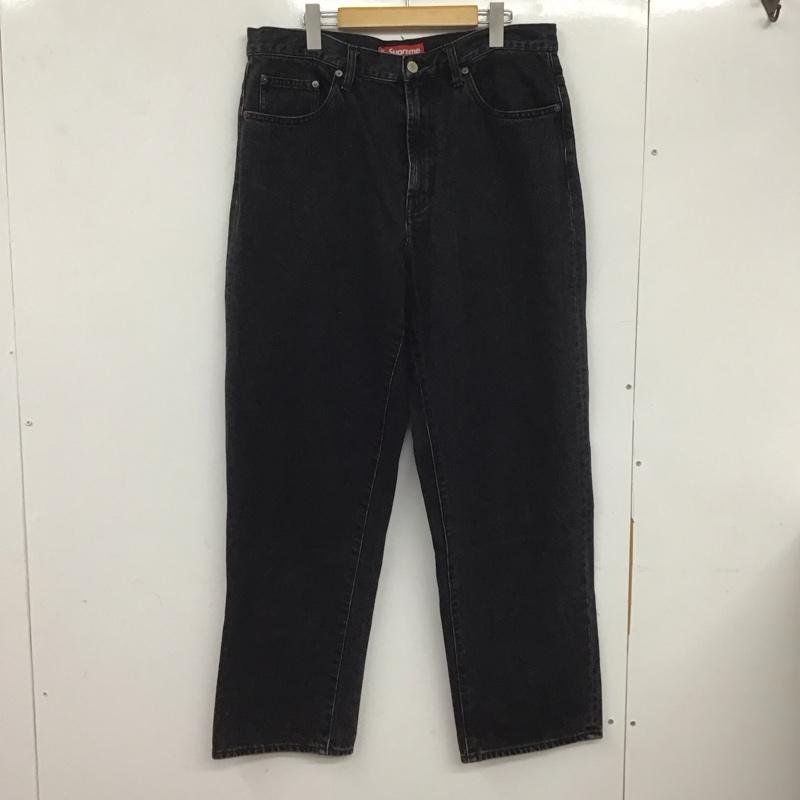 シュプリーム Supreme パンツ デニム、ジーンズ 24SS Baggy Jean バギーデニム 32 32 ロゴ、文字 黒 / ブラック / メンズ USED 古着 中古 10133264