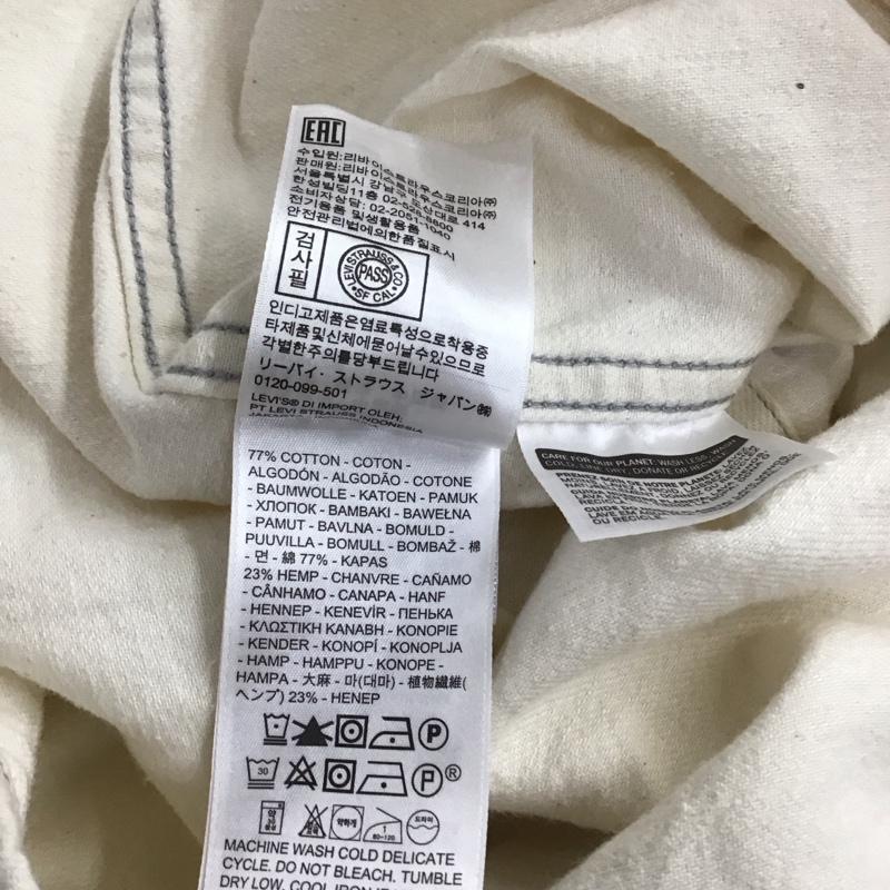 リーバイスレッド Levi s RED シャツ、ブラウス 長袖 長袖シャツ カラーシャツ 長袖カットソー 無地シャツ XS 無地 白 / ホワイト / レディース USED 古着 中古 10119448