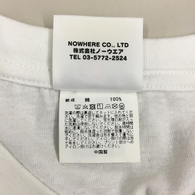 ベイプ BAPE Tシャツ 半袖 半袖カットソー プリントTシャツ クルーネックカットソー M ロゴ、文字 白 / ホワイト /  メンズ USED 古着 中古 10111289