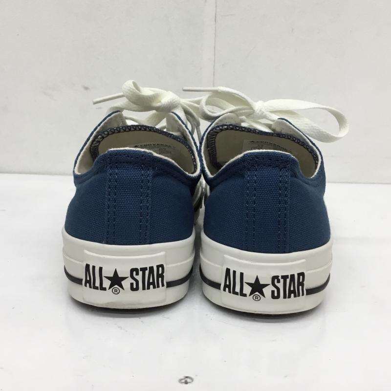 コンバース CONVERSE スニーカー スニーカー 1SC767 ローカットスニーカー 24.5cm 無地 青 / ブルー / X 白 / ホワイト / レディース USED 古着 中古 10130253