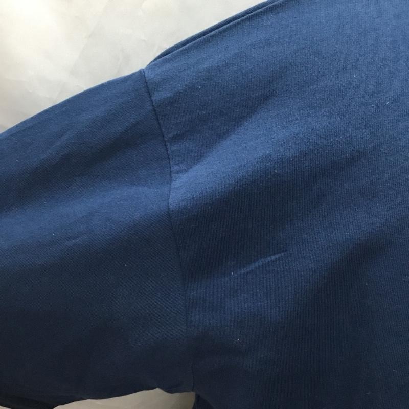 レイジブルー RAGEBLUE Tシャツ 半袖 半袖カットソー プリントTシャツ クルーネックカットソー M ロゴ、文字 青 / ブルー / メンズ USED 古着 中古 10113875