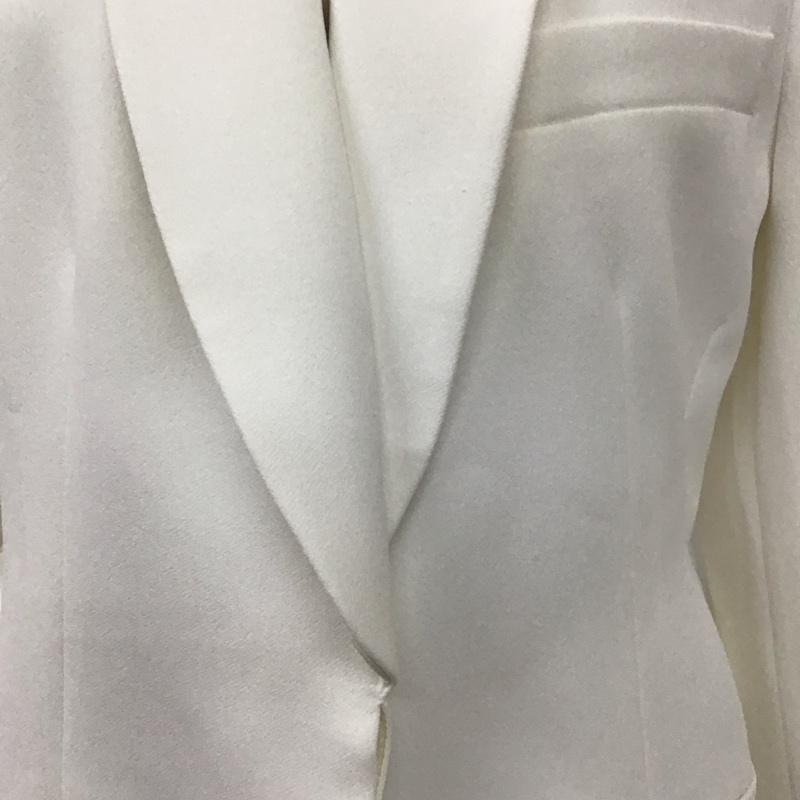 ザラ ZARA ジャケット、上着 ジャケット、ブレザー 2310 187 712 ベルト付きジャケット XS 無地 白 / ホワイト / レディース USED 古着 中古 10118797