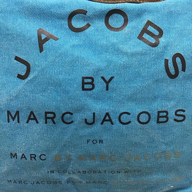 マークバイマークジェイコブス MARC by MARC JACOBS トートバッグ トートバッグ コットン ロゴ、文字 青 / ブルー / レディース USED 古着 中古 10115060