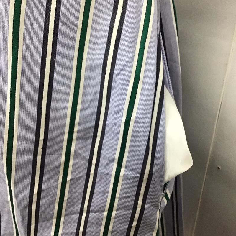 ザラベーシック ZARA BASIC ワンピース ロングスカート 半袖ロングワンピース シャツワンピース フレアスカート L ストライプ マルチカラー / マルチカラー / レディース USED 古着 中古 10117990