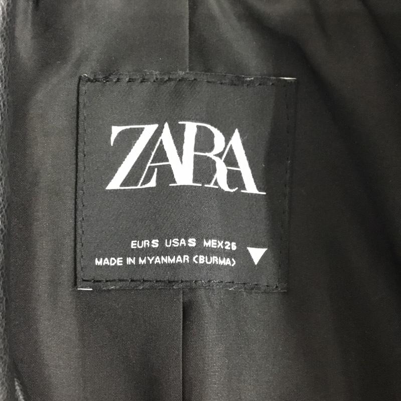 ザラ ZARA ジャケット、上着 ジャンパー、ブルゾン ライダースジャケット ジップアップジャケット アウター カラージャケット S 無地 黒 / ブラック / レディース USED 古着 中古 10110107