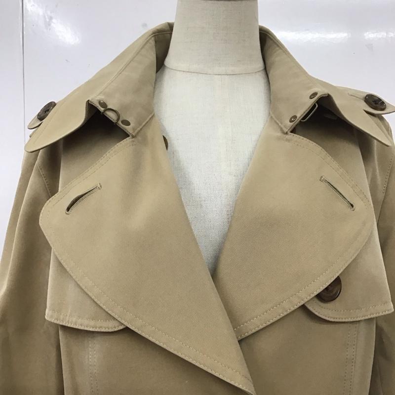 バーバリーロンドン Burberry London コート トレンチコート FRG63-170-51 ノバチェック 44 無地 ベージュ / ベージュ / レディース USED 古着 中古 10112956