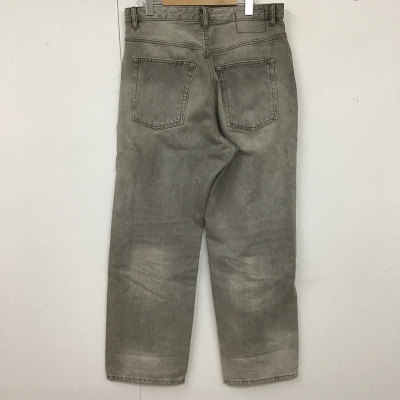 ザラ ZARA パンツ デニム、ジーンズ デニムパンツ ワイドパンツ カジュアルパンツ 42インチ 無地 灰 / グレー /  メンズ USED 古着 中古 10124883