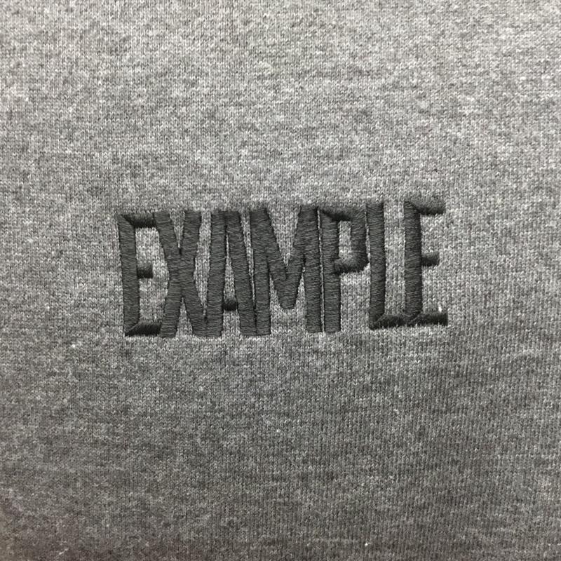 イグザンプル EXAMPLE トレーナー 長袖 長袖トレーナー スウェット クルーネック リブスウェットカットソー L ロゴ、文字 灰 / グレー / メンズ USED 古着 中古 10108450