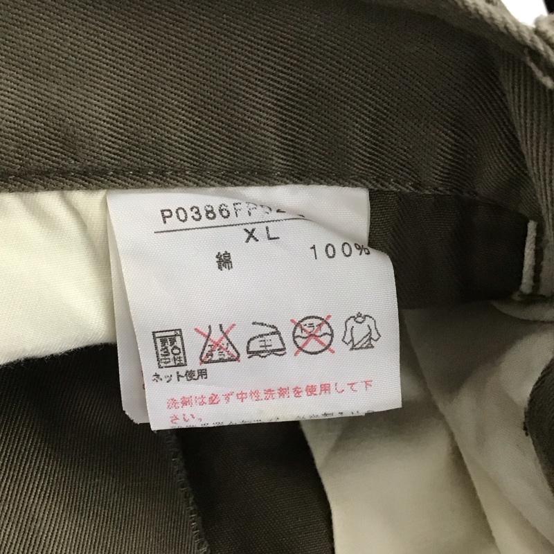 カールヘルム KARLHELMUT パンツ ワークパンツ、ペインターパンツ ワークパンツ ワイドパンツ カジュアルパンツ ミリタリーパンツ XL ロゴ、文字 カーキ / カーキ / メンズ USED 古着 中古 10138757