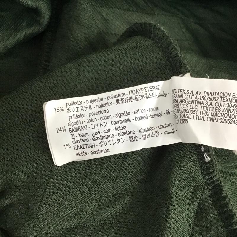 ザラ ZARA ベスト ベスト 4770 632 505 キルティング プルオーバー S 無地 カーキ / カーキ / レディース USED 古着 中古 10139572