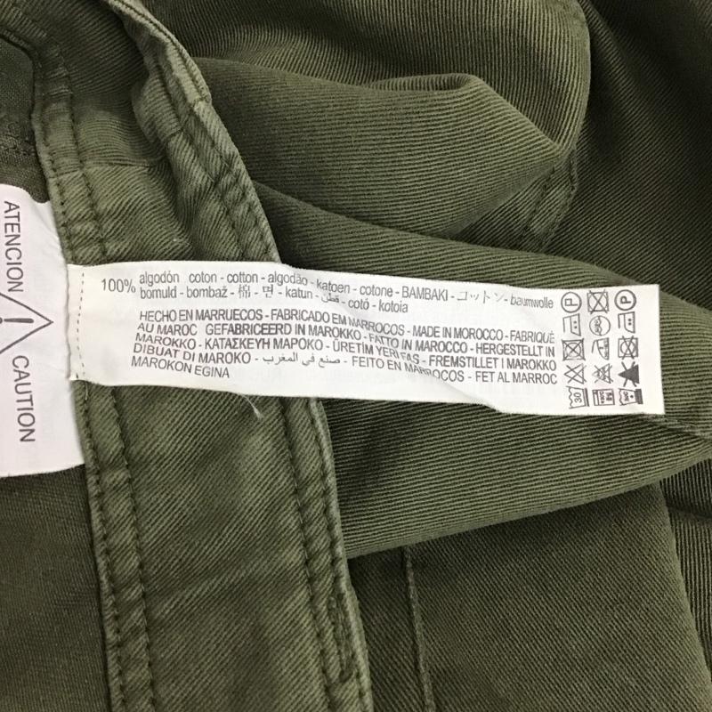 ザラ ZARA パンツ ワークパンツ、ペインターパンツ 40 無地 カーキ / カーキ / レディース USED 古着 中古 10145002