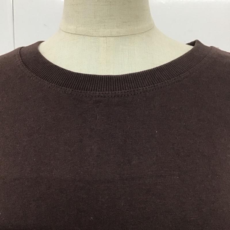 ザラ ZARA チュニック 長袖 S 無地 茶 / ブラウン / レディース USED 古着 中古 10111601