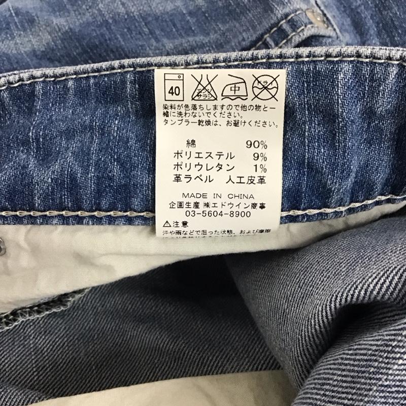 ラングラー Wrangler パンツ デニム、ジーンズ デニムパンツ ショートパンツ ハーフパンツ 28インチ ロゴ、文字 インディゴ / インディゴ / メンズ USED 古着 中古 10142931