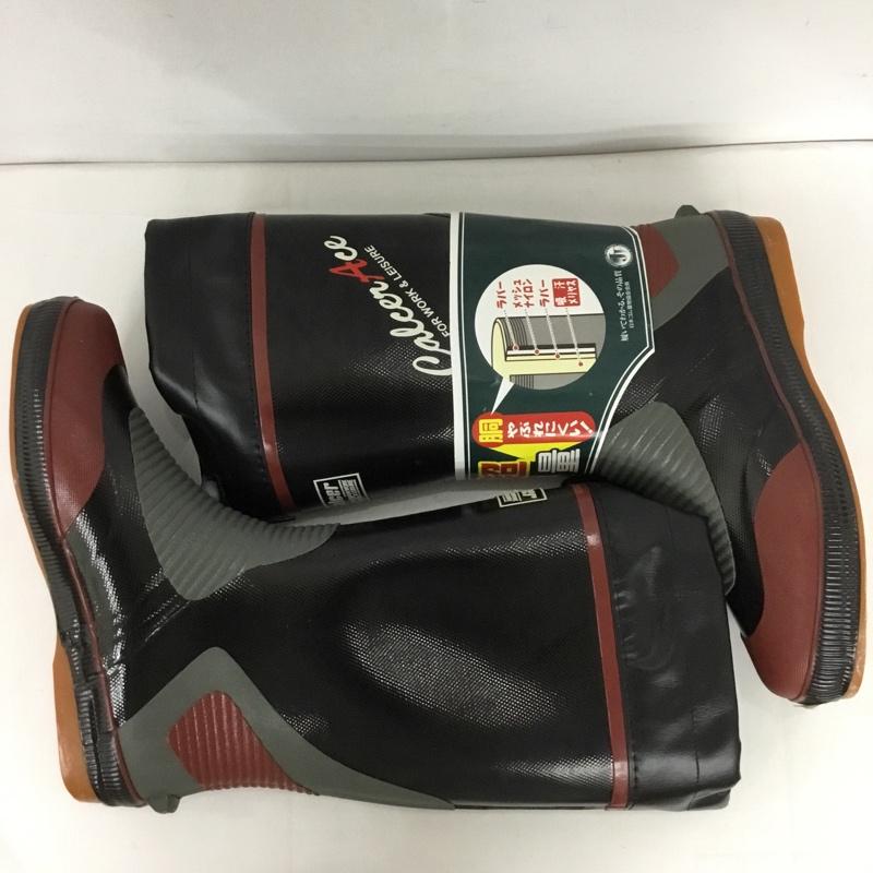 古着 USED シューズ シューズ カルサーエース 安全長靴 作業用長靴 福山ゴム LL LL ロゴ、文字 黒 / ブラック / メンズ USED 古着 中古 10128217