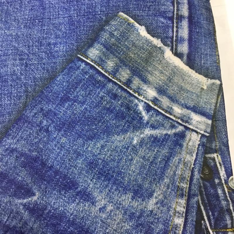 マタタビ MATATABI クラッチバッグ、パーティバッグ クラッチバッグ、パーティバッグ デニムパンツプリント ポーチ マルチカラー / マルチカラー / メンズ USED 古着 中古 10106036