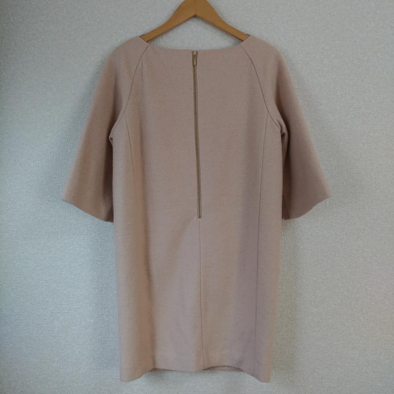 エィス A ワンピース ひざ丈スカート 36 無地 桃 / ピンク / レディース USED 古着 中古 10014379