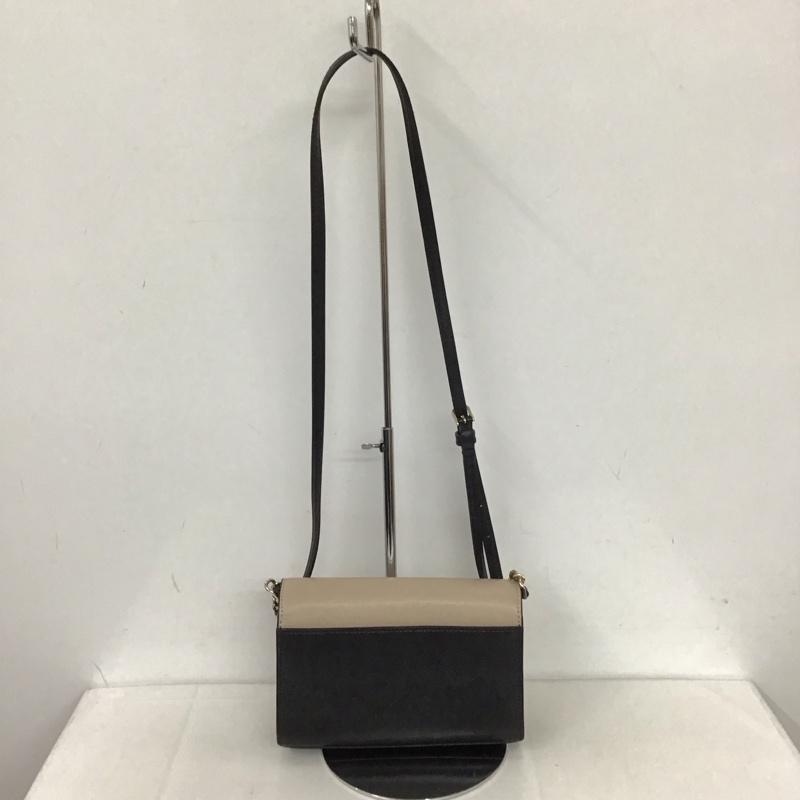 ケイトスペード Kate Spade ショルダーバッグ ショルダーバッグ バイカラー ロゴ、文字 黒 / ブラック / X ベージュ / ベージュ / レディース USED 古着 中古 10123181