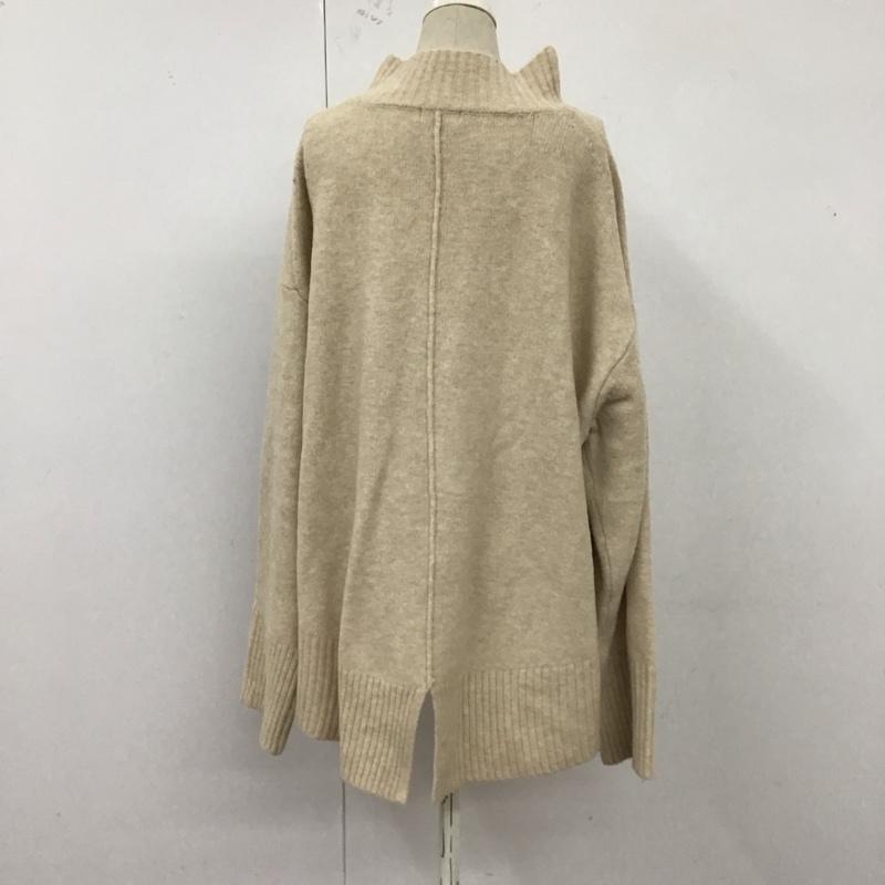 ローリーズファーム LOWRYS FARM ニット、セーター 長袖 FREE 無地 ベージュ / ベージュ / レディース USED 古着 中古 10122244