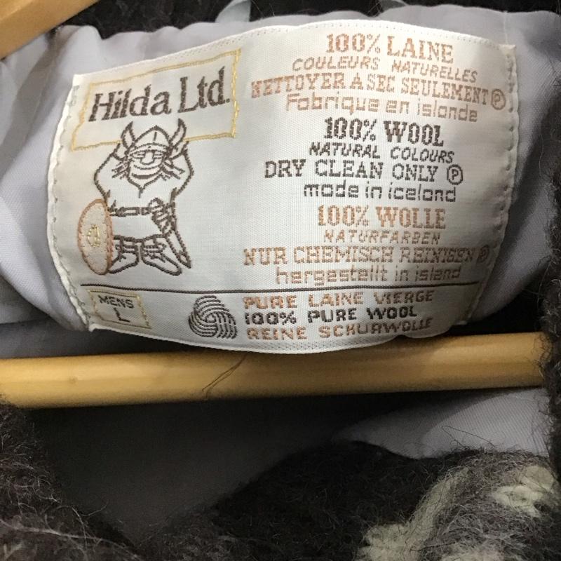 古着 USED カーディガン 長袖 長袖ニットカーディガン 前開ニット 古着 L プリント 茶 / ブラウン / メンズ USED 古着 中古 10143421