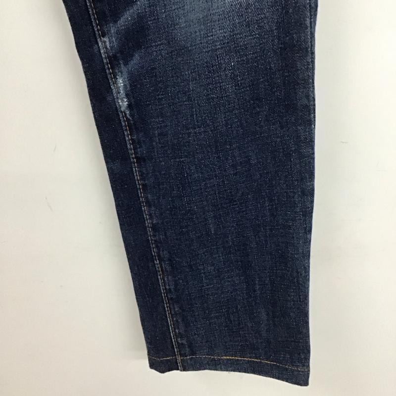 アバクロンビーアンドフィッチ ABERCROMBIE&FITCH パンツ デニム、ジーンズ デニムパンツ ワイドパンツ カジュアルパンツ Gパン 30インチ 無地 インディゴ / インディゴ / メンズ USED 古着 中古 10128682