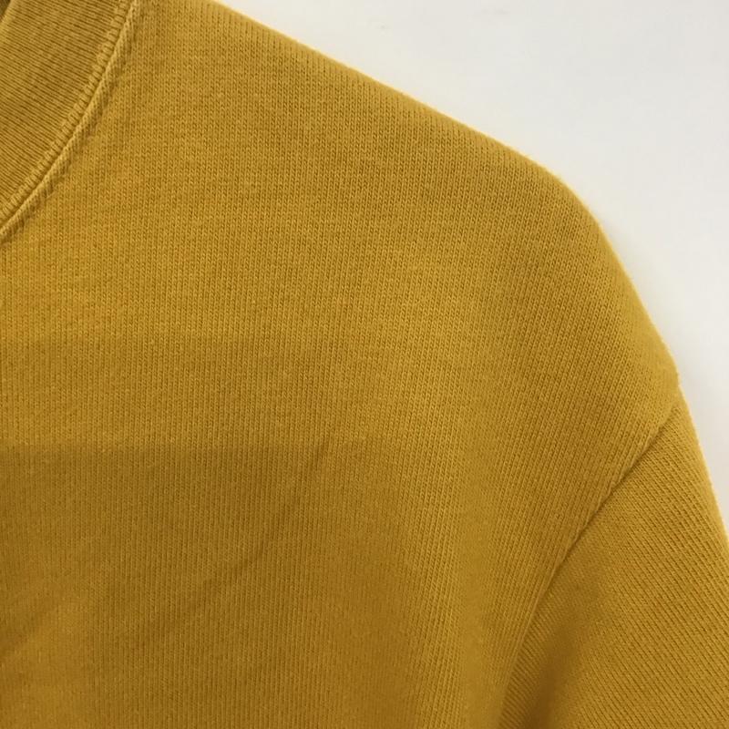 エフエイティー FAT Tシャツ 半袖 半袖カットソー プリントTシャツ クルーネックカットソー ロゴ、文字 マスタード / マスタード / メンズ USED 古着 中古 10137300