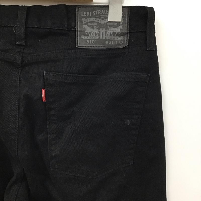 リーバイス Levi s パンツ デニム、ジーンズ 31インチ 無地 黒 / ブラック / メンズ USED 古着 中古 10129991