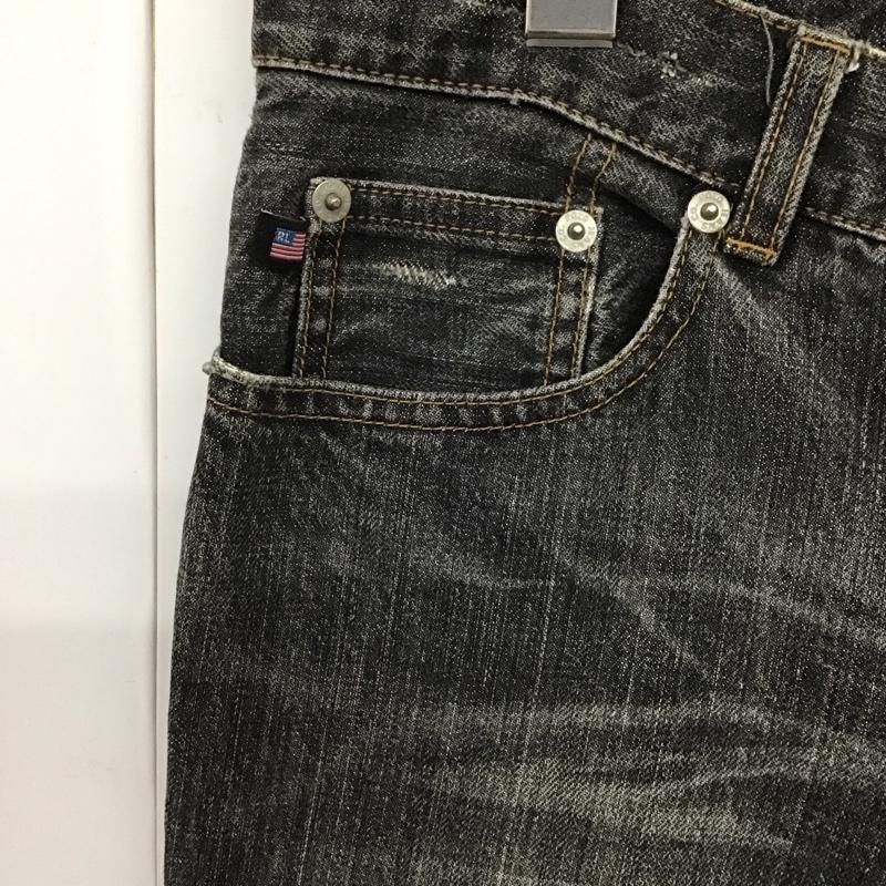 ポロジーンズカンパニー POLOJEANSCO. パンツ デニム、ジーンズ デニムパンツ スリムパンツ カジュアルパンツ Gパン 4 無地 黒 / ブラック / メンズ USED 古着 中古 10131157