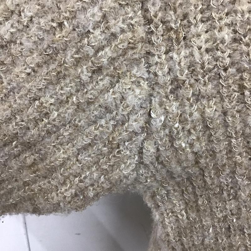 フリークスストア FREAK S STORE ニット、セーター 長袖 FREE 無地 ベージュ / ベージュ /  レディース USED 古着 中古 10111409