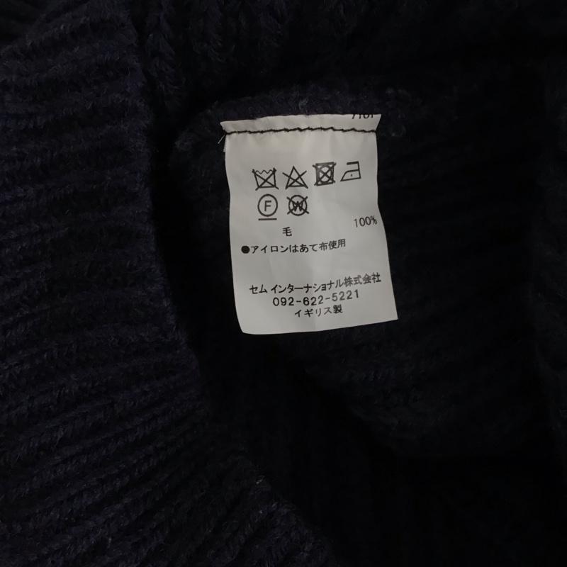 古着 USED ニット、セーター 長袖 ニット S 無地 紺 / ネイビー / レディース USED 古着 中古 10134262