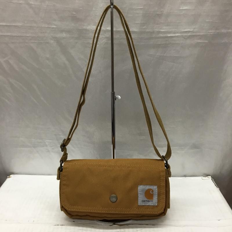 カーハート Carhartt ショルダーバッグ ショルダーバッグ 8913710102 サコッシュ ミニショルダー ロゴ、文字 キャメル / キャメル / メンズ USED 古着 中古 10120332