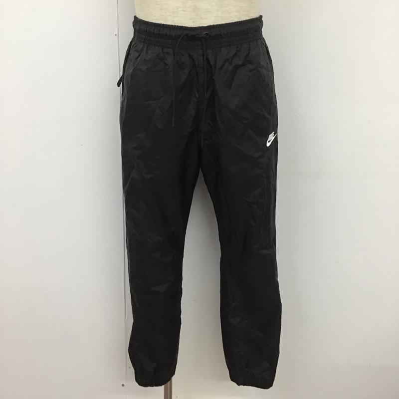 ナイキ NIKE ボトムス ボトムス CN8775-010 ウィンドライナーナイロンメンズパンツ スポーツウェア カジュアルパンツ M ロゴ、文字 黒 / ブラック / メンズ USED 古着 中古 10110406
