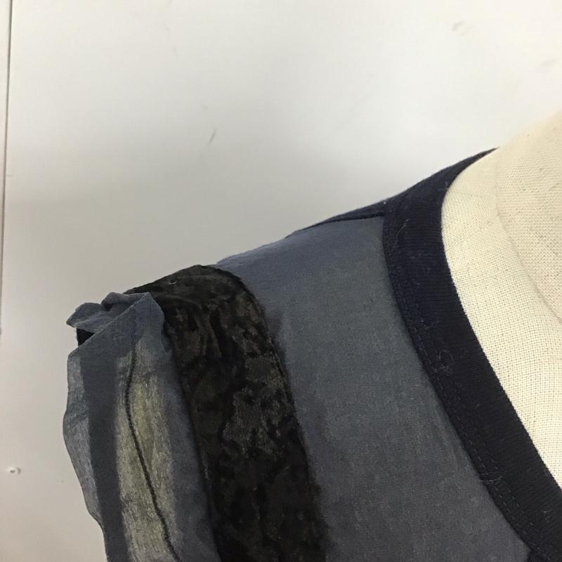 ドルチェアンドガッバーナ DOLCE&GABBANA タンクトップ タンクトップ F8258T 38 無地 紺 / ネイビー / レディース USED 古着 中古 10109481