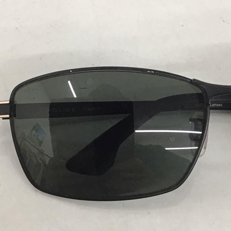 ポリス POLICE めがね・サングラス サングラス PATRIOT SPLA60J ケース付き ロゴ、文字 黒 / ブラック / メンズ USED 古着 中古 10132450