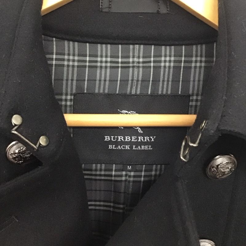 バーバリーブラックレーベル BURBERRY BLACK LABEL ジャケット、上着 ジャンパー、ブルゾン 長袖ロングコート アウター カジュアルジャケット M 無地 紺 / ネイビー / メンズ USED 古着 中古 10139705