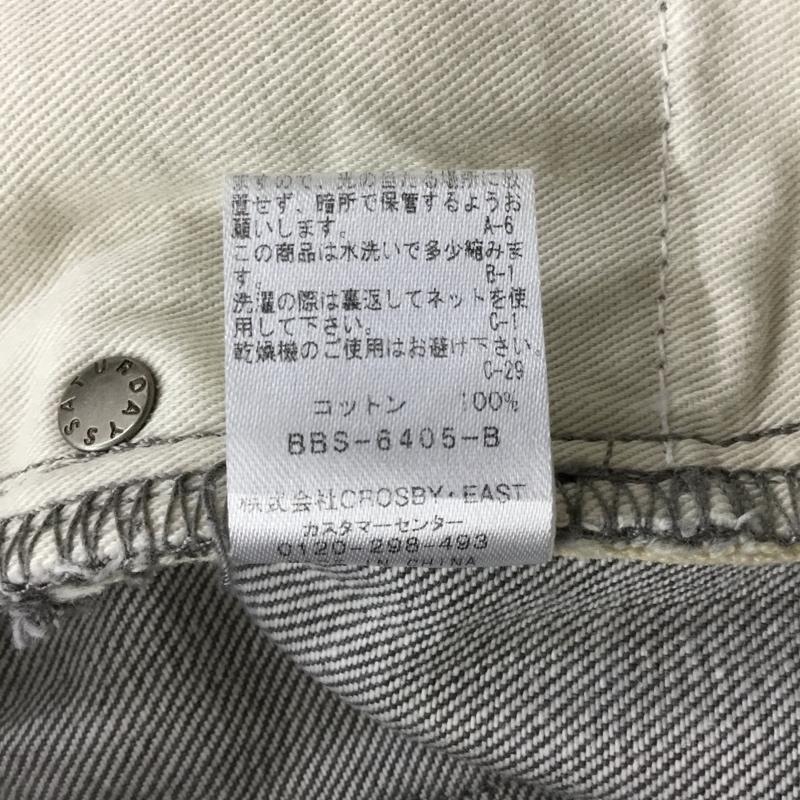 サタデーズサーフニューヨークシティー SATURDAYS SURF NYC パンツ デニム、ジーンズ BBS-6405-B 31 無地 灰 / グレー / メンズ USED 古着 中古 10117628
