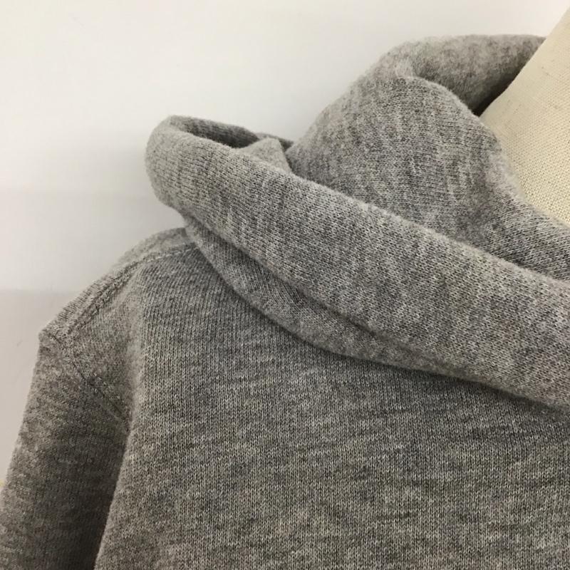 ポロラルフローレン POLO RALPH LAUREN ワンピース ひざ丈スカート パーカー 裏起毛 長袖 S ワンポイント 灰 / グレー / レディース USED 古着 中古 10116147