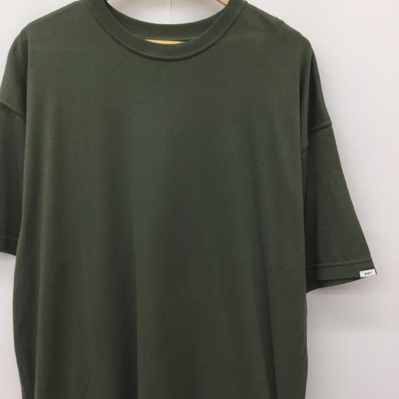 ダブルタップス WTAPS Tシャツ 半袖 231ATDT-CSM29 23SS XL ロゴ、文字 緑 / グリーン / メンズ USED 古着 中古 10134378