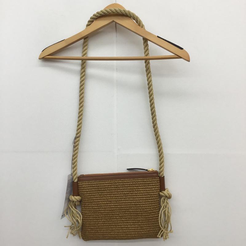 マルニ MARNI ショルダーバッグ ショルダーバッグ PHMO0011U1 ミニショルダー カゴバッグ ロゴ、文字 茶 / ブラウン / レディース USED 古着 中古 10112598