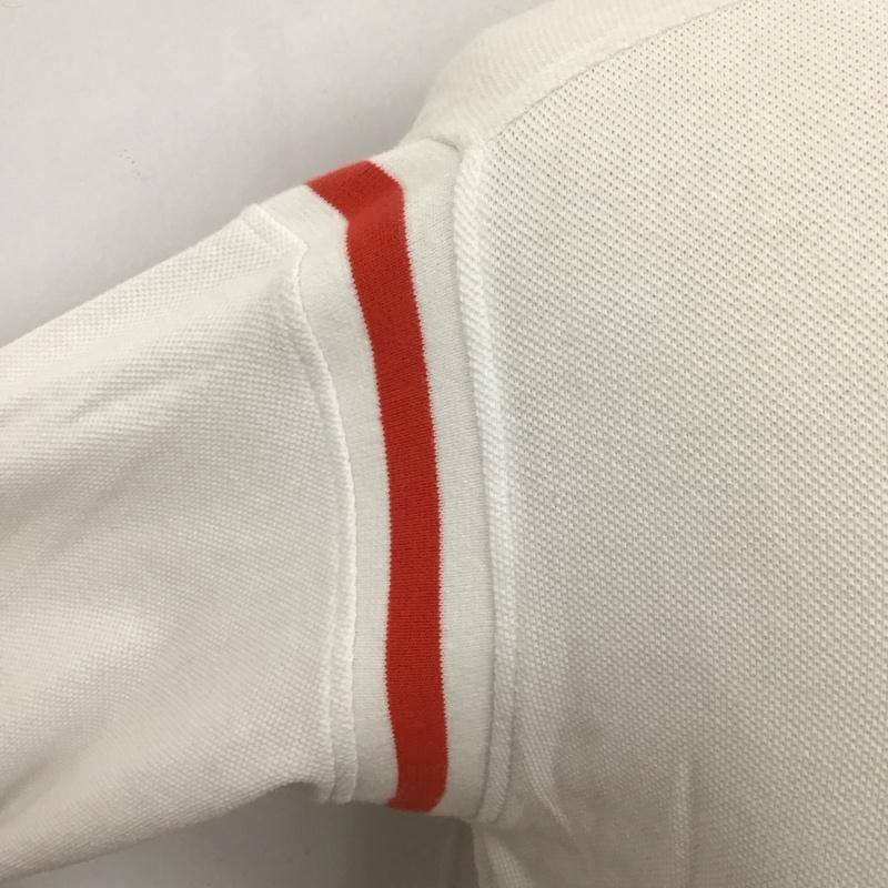 ステューシー STUSSY ポロシャツ 七分袖 長袖シャツ カラーシャツ ポケットシャツ 長袖カットソー M プリント 白 / ホワイト /  メンズ USED 古着 中古 10113112