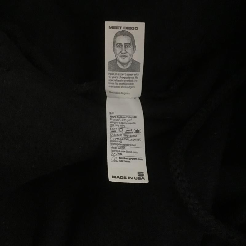 ロサンゼルスアパレル LOS ANGELES APPAREL ボトムス ボトムス スウェットパンツ ジャージ カ ジュアルパンツ S 無地 黒 / ブラック / メンズ USED 古着 中古 10106215